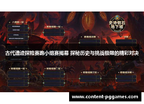 古代遗迹探险赛跑小组赛揭幕 探秘历史与挑战极限的精彩对决