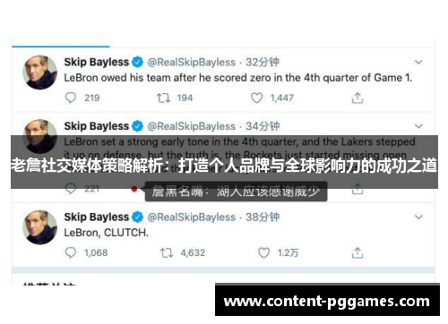 老詹社交媒体策略解析：打造个人品牌与全球影响力的成功之道